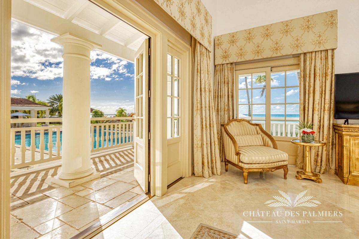 13.Location villa Chateau des Palmiers accés mer Terres Basses Saint Martin